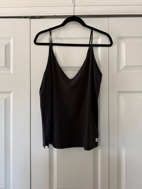 Vuori Villa Charcoal V-Neck Spaghetti Strap Camisole